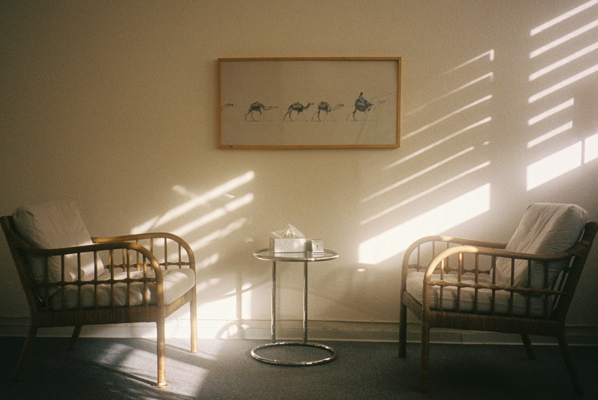 A quiet counselling room